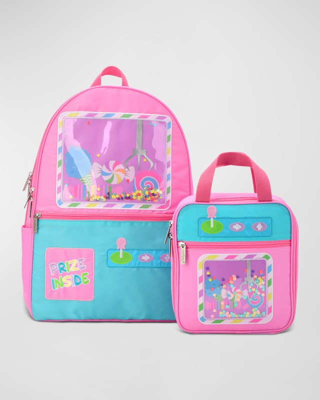Kid's Claw Machine Backpack & Lunch Tote Set